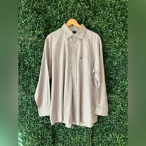 U.S. Polo Assn. Light Gray Casual Button-Down Shirt